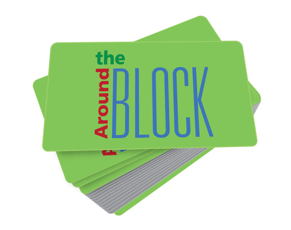 Around the Block Game Cards