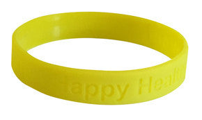 "Happy Healthy & Strong" Silicone Bracelet