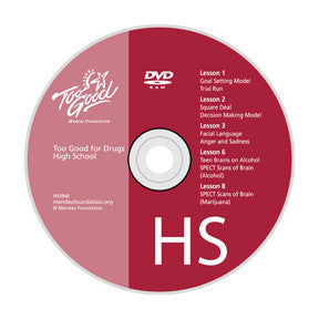 Too Good for Drugs High School Media Disc